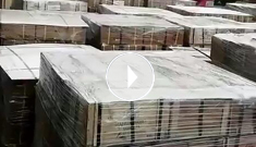 辰力吊裝帶、吊索具產品集裝箱排隊裝箱中，準備出口